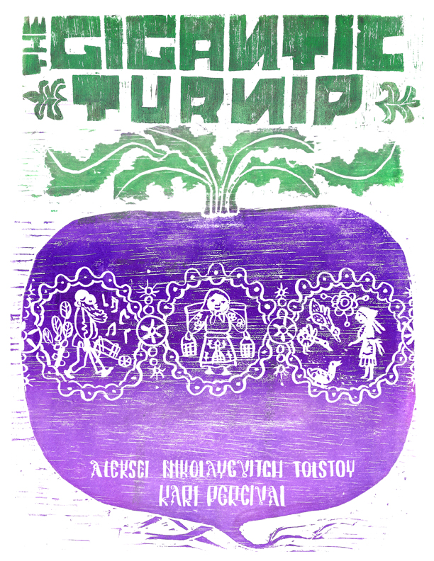 Book Cover Design for The Gigantic Turnip 