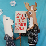 Save the north Pole Reindeer and Polar Bear