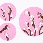 Pussy Willow Plates: Pink